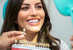 Bergenfield patient smiling after whitening treatment