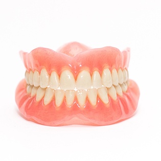 Full set of dentures in Bergenfield for upper and lower dental arches