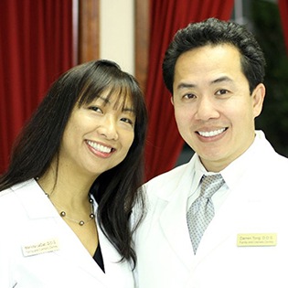 Doctors smiling