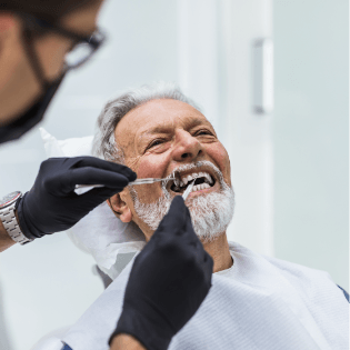 Diagram of dental implants in Bergenfield