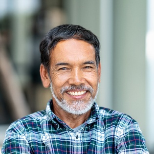 man smiling