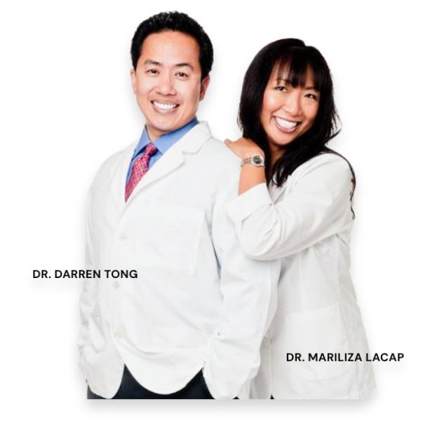 Doctor Tong and Doctor Lacap smiling